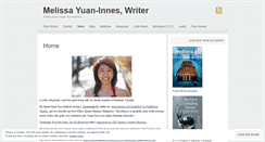 Desktop Screenshot of melissayuaninnes.wordpress.com