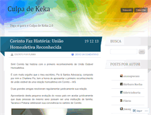 Tablet Screenshot of culpadekeka.wordpress.com