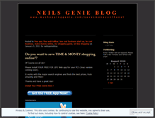 Tablet Screenshot of neilsgenieblog.wordpress.com