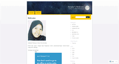 Desktop Screenshot of amalia07.wordpress.com