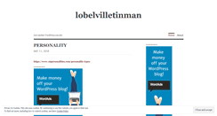 Desktop Screenshot of lobelvilletinman.wordpress.com