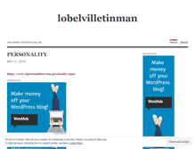 Tablet Screenshot of lobelvilletinman.wordpress.com