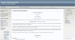 Desktop Screenshot of casadepoezie.wordpress.com