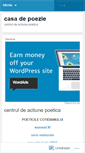 Mobile Screenshot of casadepoezie.wordpress.com
