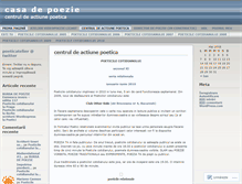 Tablet Screenshot of casadepoezie.wordpress.com