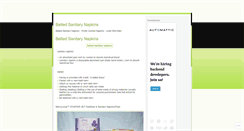 Desktop Screenshot of beltedsanitarynapkinscnoa.wordpress.com