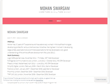 Tablet Screenshot of mohanswargam.wordpress.com