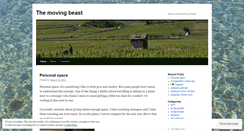 Desktop Screenshot of movingbeast.wordpress.com