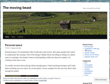 Tablet Screenshot of movingbeast.wordpress.com