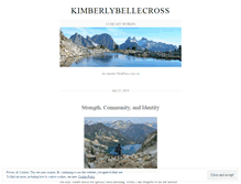 Tablet Screenshot of kimberlybellecross.wordpress.com