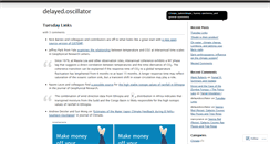 Desktop Screenshot of delayedoscillator.wordpress.com