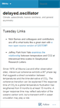 Mobile Screenshot of delayedoscillator.wordpress.com