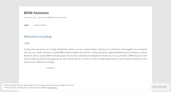 Desktop Screenshot of bmwadvisor.wordpress.com