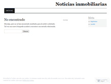 Tablet Screenshot of notasdeprensainmobiliaria.wordpress.com