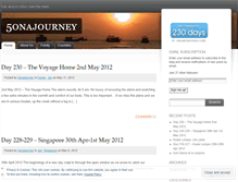Tablet Screenshot of 5onajourney.wordpress.com