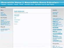 Tablet Screenshot of nasrettinhocafikralari.wordpress.com