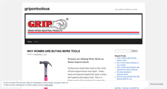 Desktop Screenshot of gripontoolsus.wordpress.com