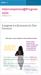 Mobile Screenshot of interrompemosaprogramacao.wordpress.com