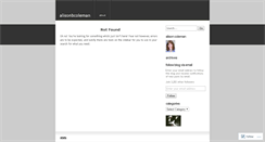 Desktop Screenshot of alisonbcoleman.wordpress.com