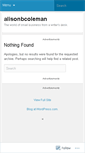 Mobile Screenshot of alisonbcoleman.wordpress.com