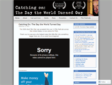 Tablet Screenshot of catchingonmovie.wordpress.com