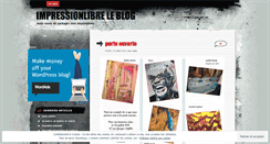 Desktop Screenshot of impressionlibre.wordpress.com