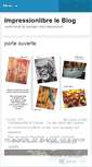 Mobile Screenshot of impressionlibre.wordpress.com