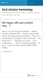 Mobile Screenshot of 2ndchoice.wordpress.com