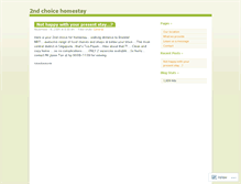 Tablet Screenshot of 2ndchoice.wordpress.com