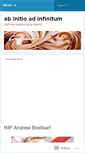 Mobile Screenshot of abinitioadinfinitum.wordpress.com