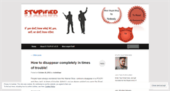 Desktop Screenshot of istupify.wordpress.com