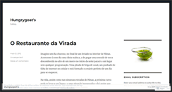 Desktop Screenshot of hungrygoat.wordpress.com
