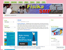 Tablet Screenshot of fisikasmp.wordpress.com