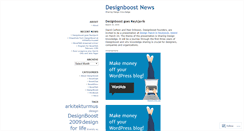 Desktop Screenshot of designboost.wordpress.com