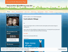 Tablet Screenshot of fozandjack.wordpress.com