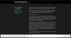 Desktop Screenshot of heyprettylady.wordpress.com