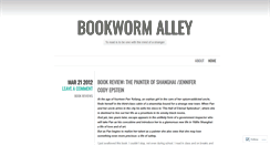 Desktop Screenshot of bookwormalley.wordpress.com