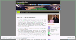 Desktop Screenshot of licensedtoblog.wordpress.com