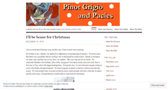 Desktop Screenshot of pinotandpacies.wordpress.com