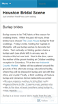 Mobile Screenshot of houstonbridalscene.wordpress.com