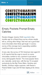 Mobile Screenshot of confectionarium.wordpress.com
