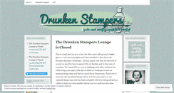 Desktop Screenshot of drunkenstampers.wordpress.com