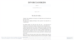 Desktop Screenshot of divorceandkids.wordpress.com