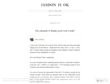 Tablet Screenshot of jasdonisok.wordpress.com