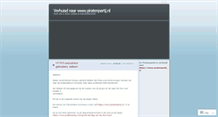 Desktop Screenshot of depiratenpartij.wordpress.com