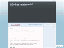 Tablet Screenshot of depiratenpartij.wordpress.com