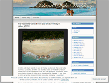 Tablet Screenshot of islandstyleweddings.wordpress.com