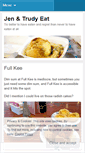Mobile Screenshot of jenandtrudyeat.wordpress.com