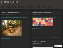 Tablet Screenshot of citineraries.wordpress.com