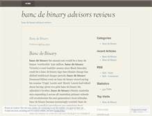 Tablet Screenshot of ne-trac.bancdebinaryadvisorsreviews.wordpress.com